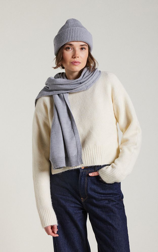 écharpe en laine mérinos eguskia