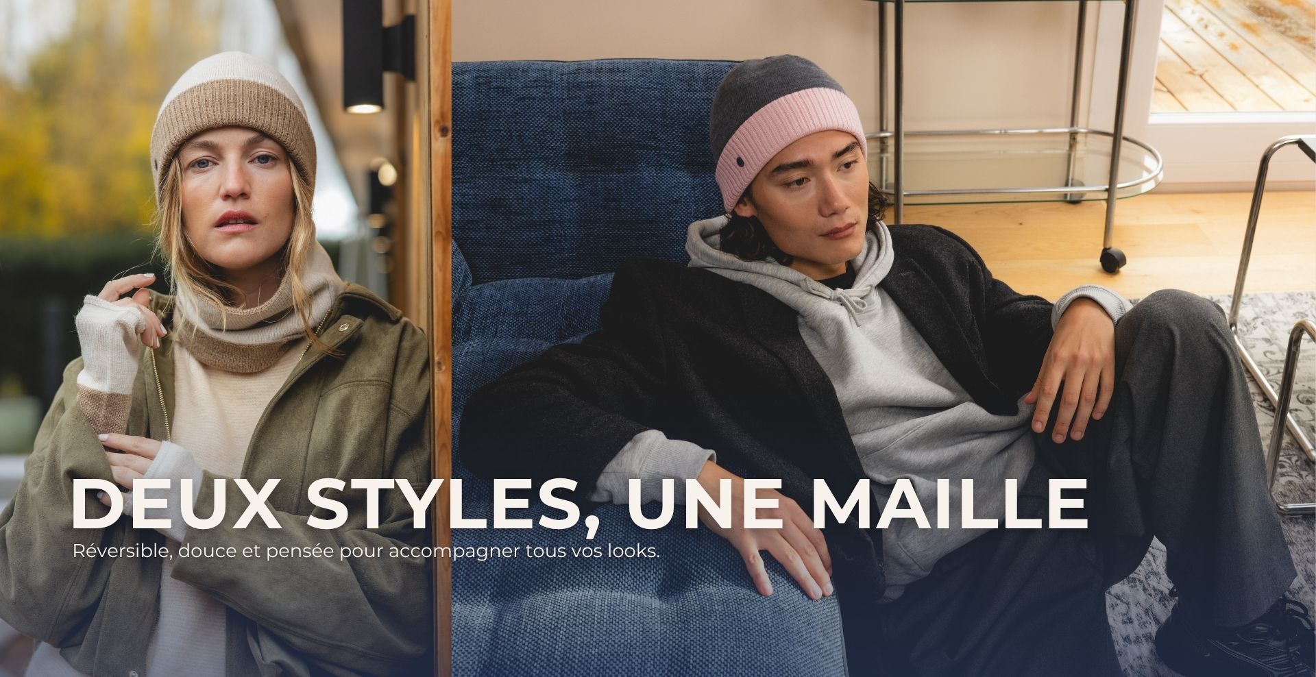 Laulhère: véritable béret français - maille-reversible