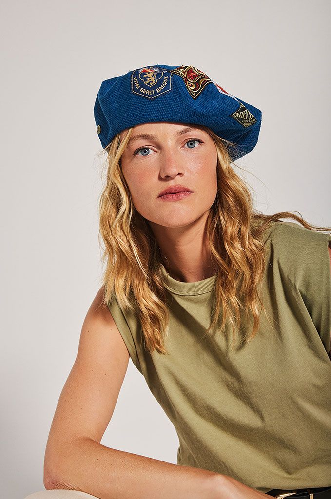 Millésimes Cotton Summer Beret UPF 50+ – Made in France | Laulhère