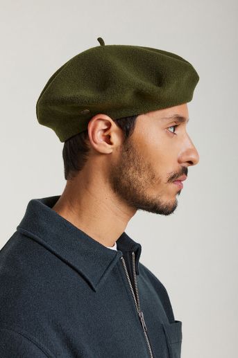 Classic French Beret in Merino Wool – Unisex | Laulhère