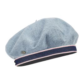 Denim beret