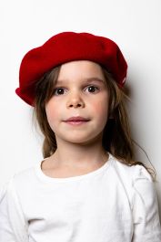 Children's Basque beret in wool made in France | Laulhère