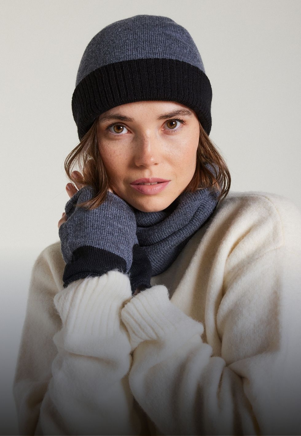 Mitaines en laine Laulhère - 35€